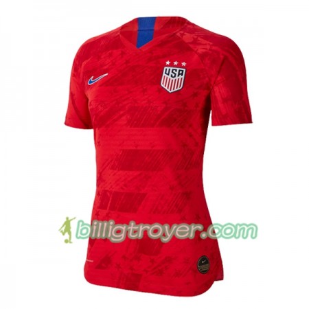 Billige Fotballdrakter USA Bortedraktsett VM - Kvinner 2019 Kortermet